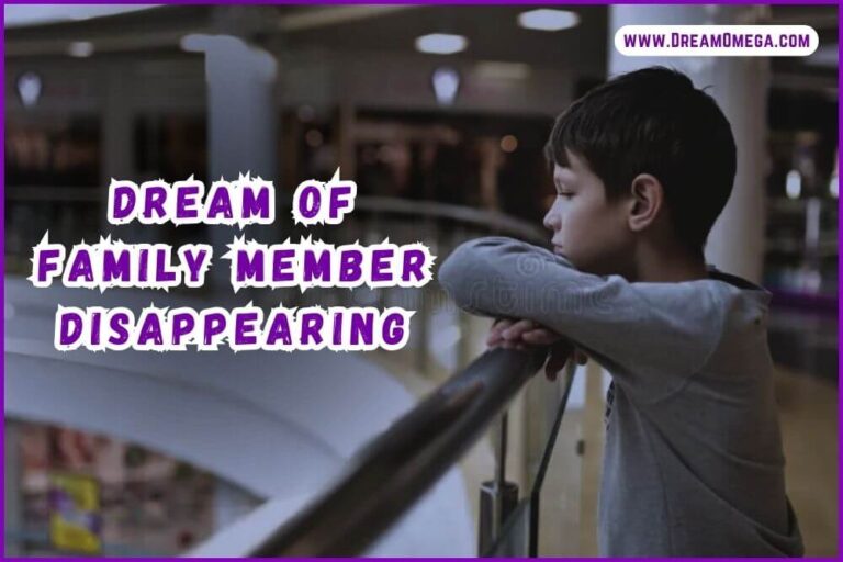Dream of Family Member Disappearing: [Clues & Concepts]